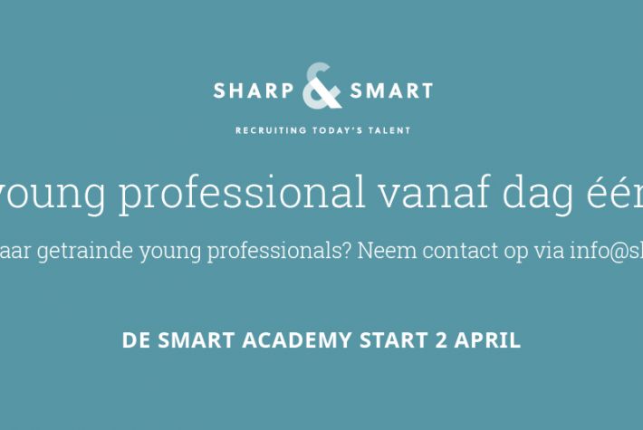SMART ACADEMY: UW NIEUWE YOUNG PROFESSIONAL VANAF DAG 1 PRODUCTIEF